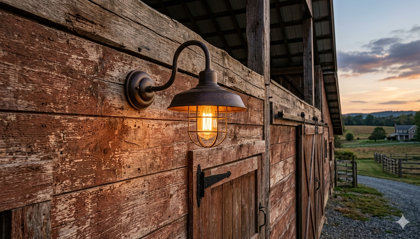 Rustic Barn Light