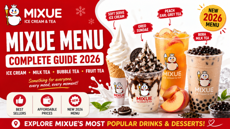 Mixue Menu
