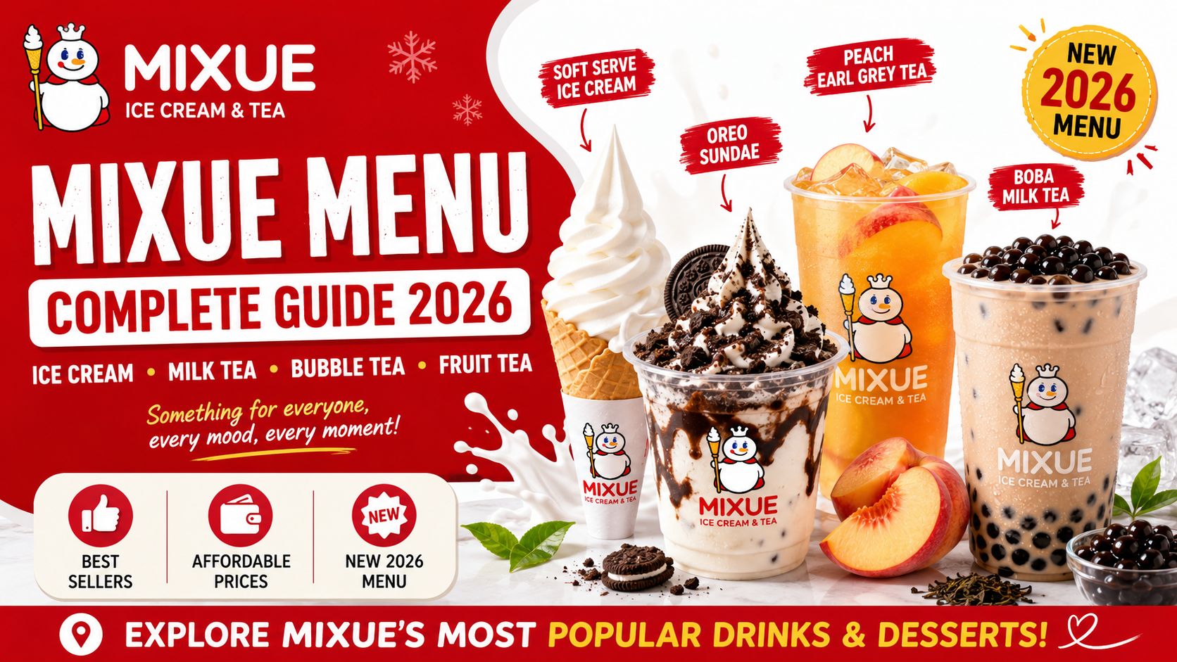 Mixue Menu