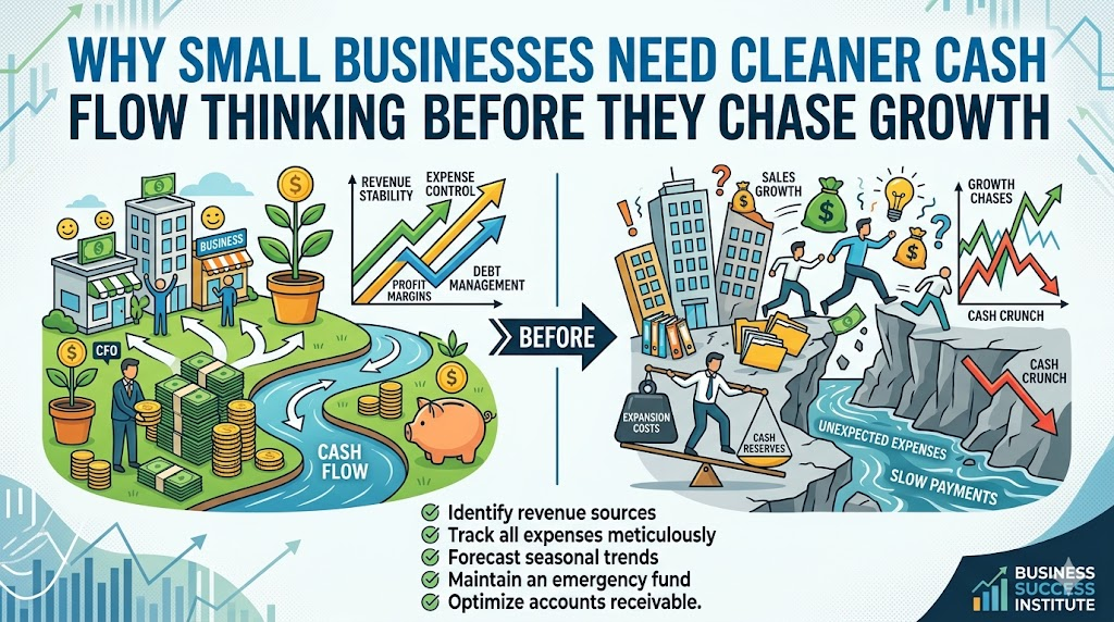 Why Small Businesses Need Cleaner Cash Flow Thinking Before They Chase Growth