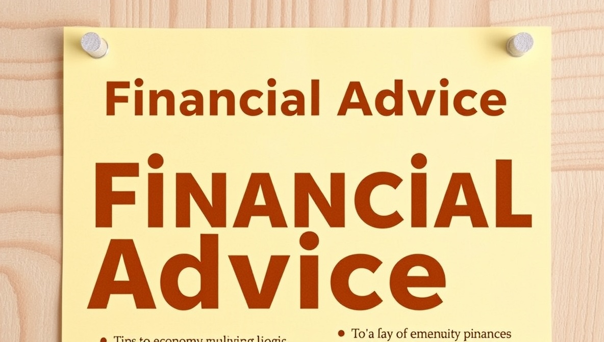 what are some financial advice ontpeconomy